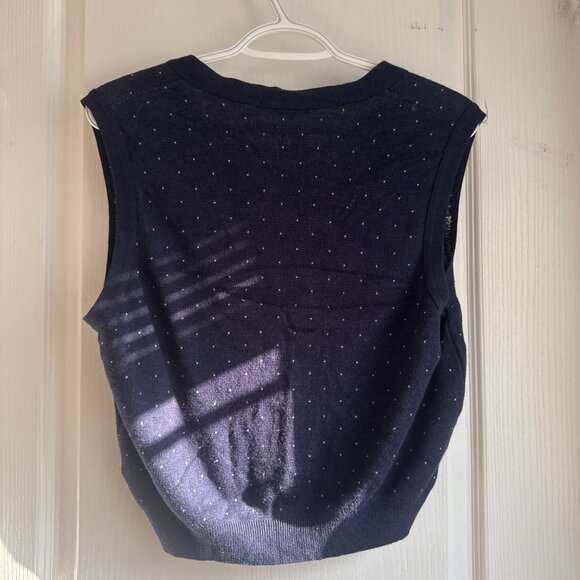 2/$25 - American Apparel Knit Polka Dot Vest - Picture 4 of 4